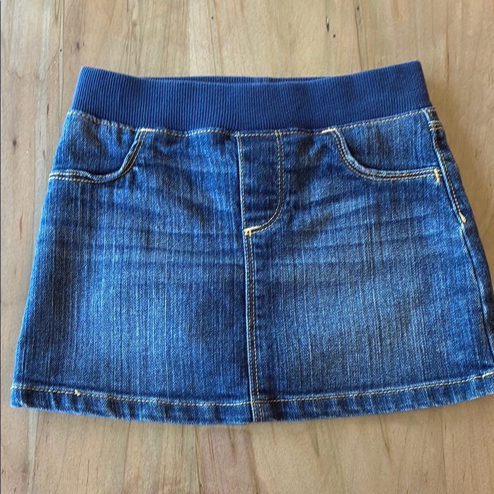 Old Navy Blue Denim Mini Skirt - 4T
